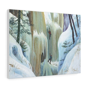 Icy Gorge Canvas Gallery Wraps