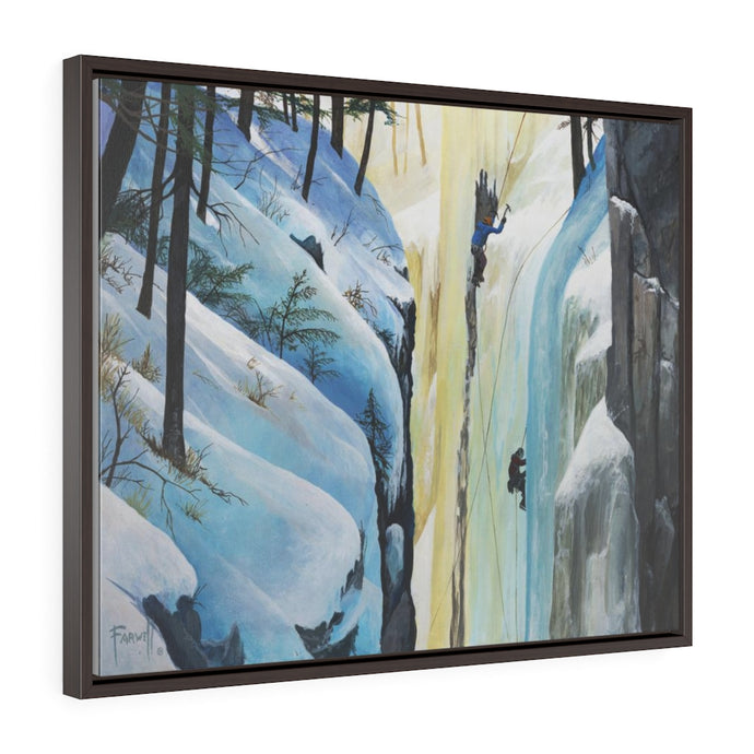 Vertical Climb Framed Premium Gallery Wrap Canvas