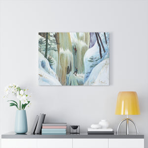 Icy Gorge Canvas Gallery Wraps